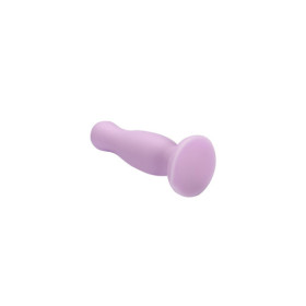 Plug anal ventouse violet pastel taille M 